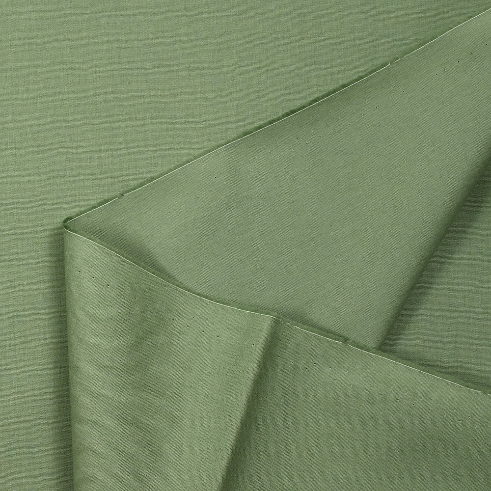 Popeline de coton vert sauge - Image 3