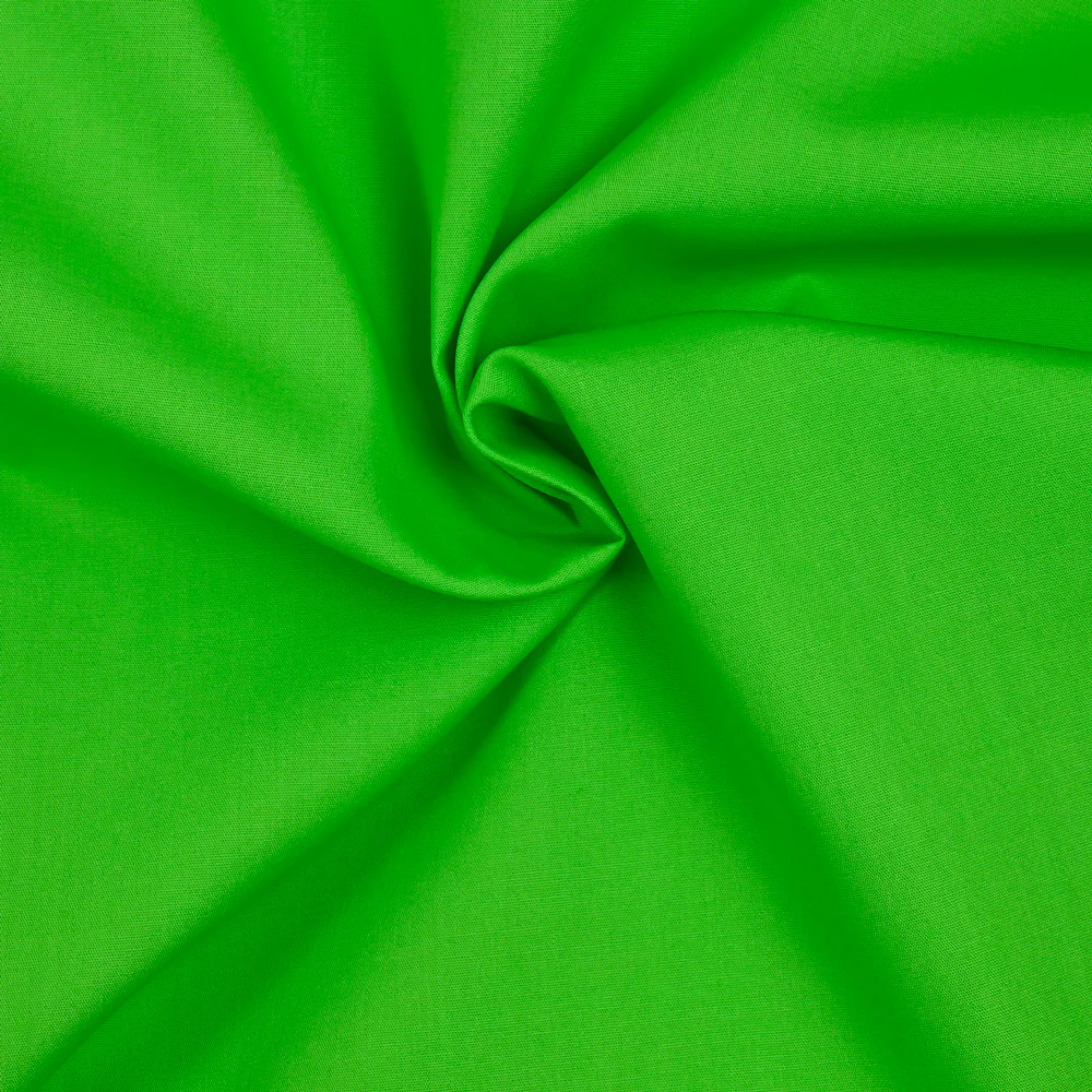 Popeline de coton vert wasabi - Image 2