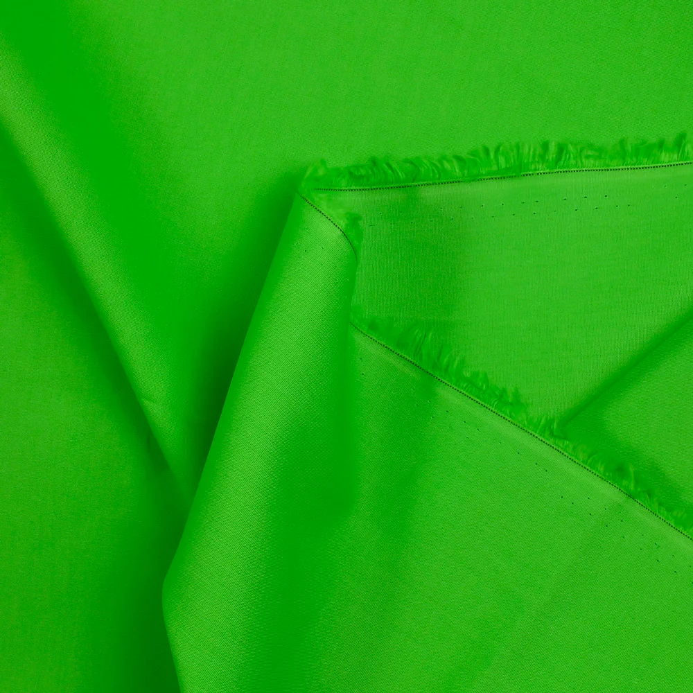 Popeline de coton vert wasabi - Image 3