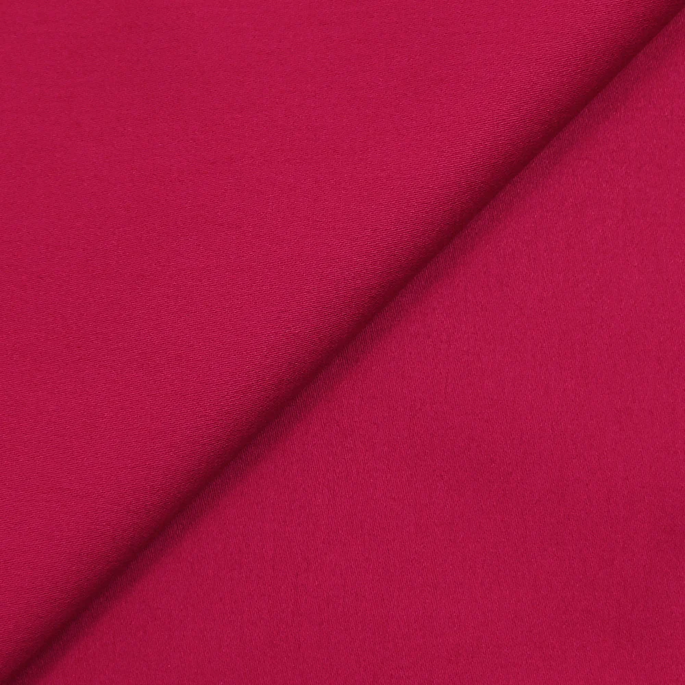 Satin de coton cerise - Image 3