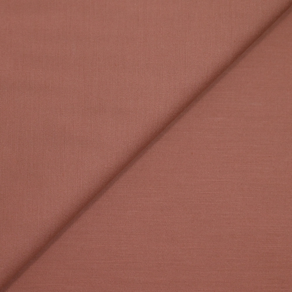 Satin de coton doupionné vieux rose
