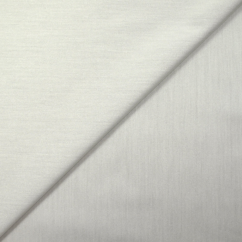 Satin de coton élasthanne gris clair