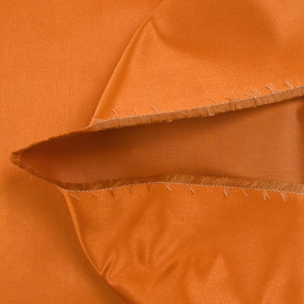 Satin duchesse polyester citrouille - Image 4