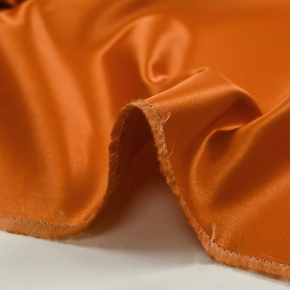 Satin duchesse polyester citrouille - Image 5