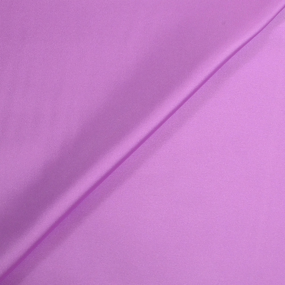 Satin duchesse polyester lilas