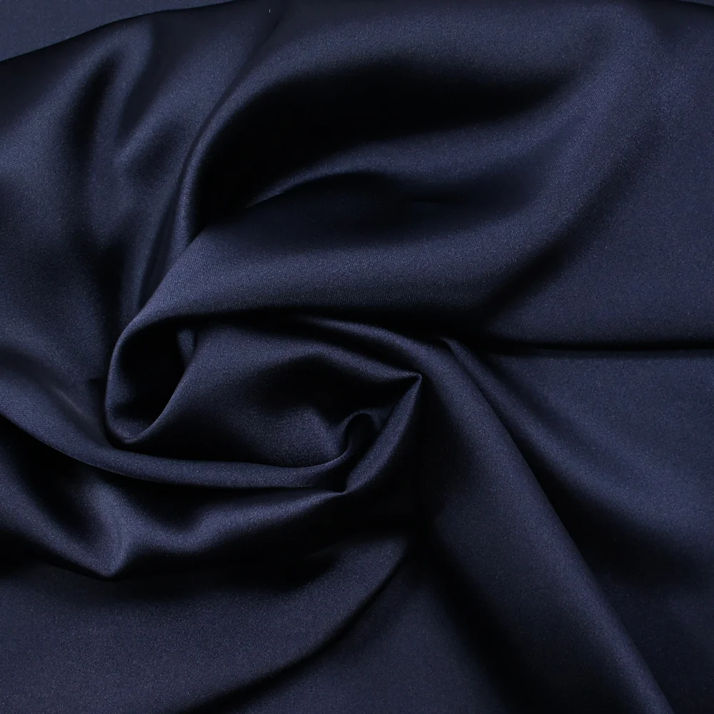 Satin duchesse polyester marine - Image 2