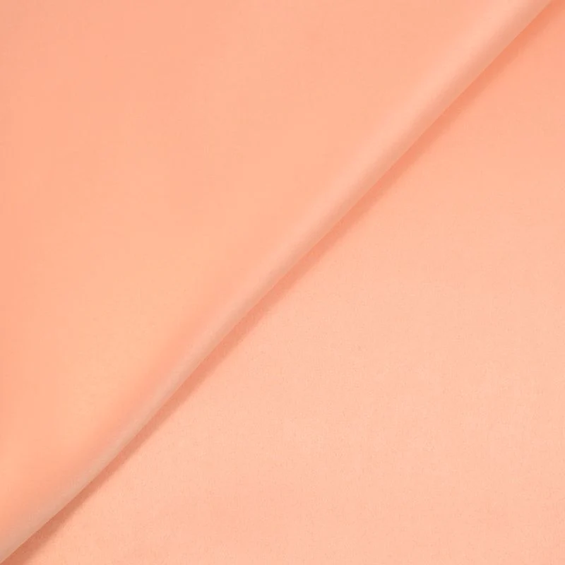 Satin mat toucher soie rose saumon - Image 4