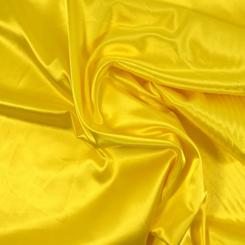 Satin Polyester uni jaune éclair - Image 3