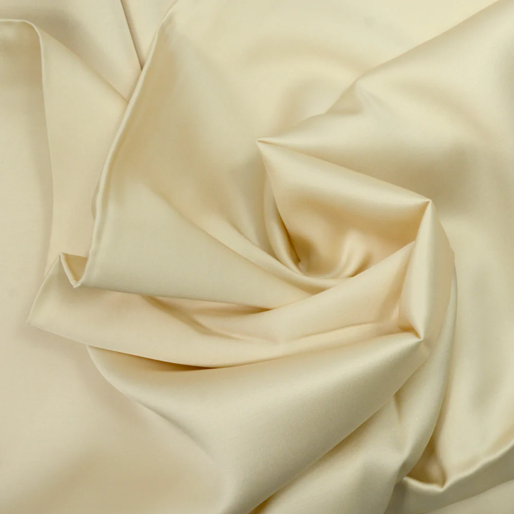Satin viscose beige - Image 2