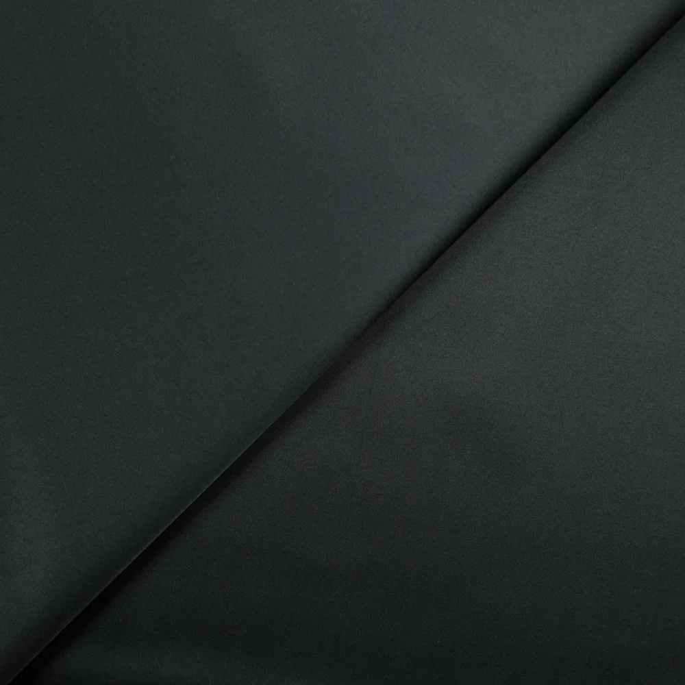 Satin viscose noir