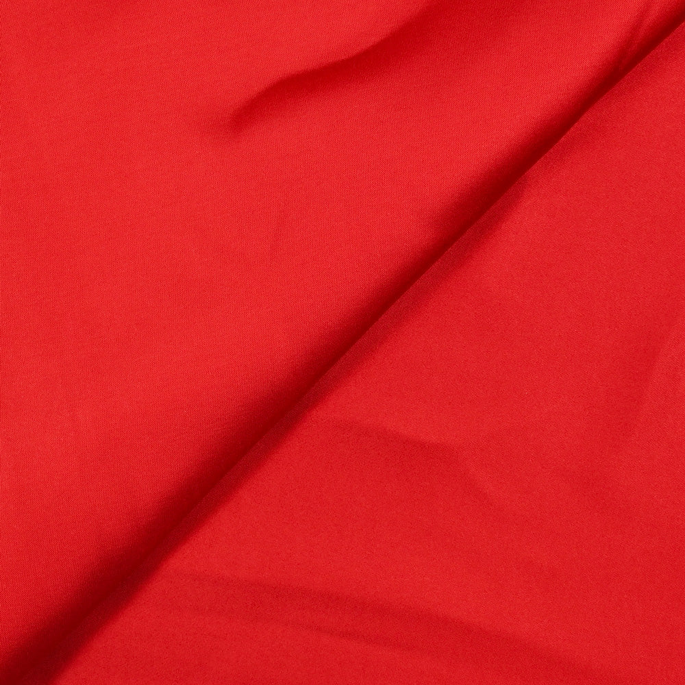 Satin viscose rouge