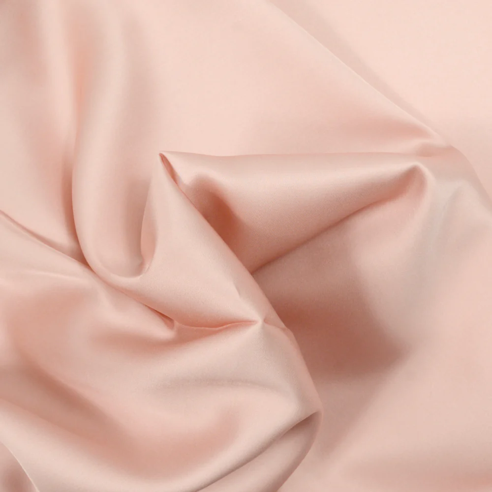Satin viscose vieux rose - Image 2