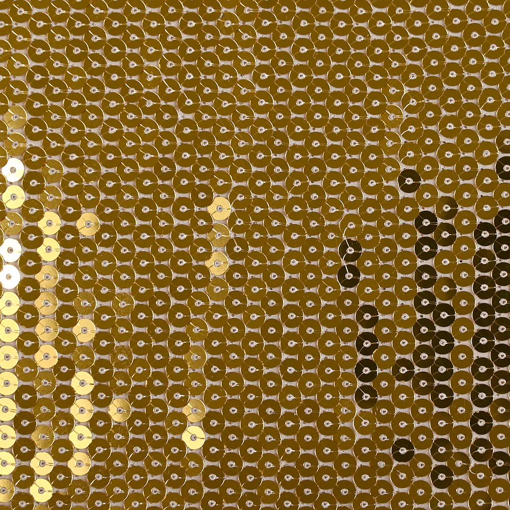 Sequins dorés sur mousseline - Image 6