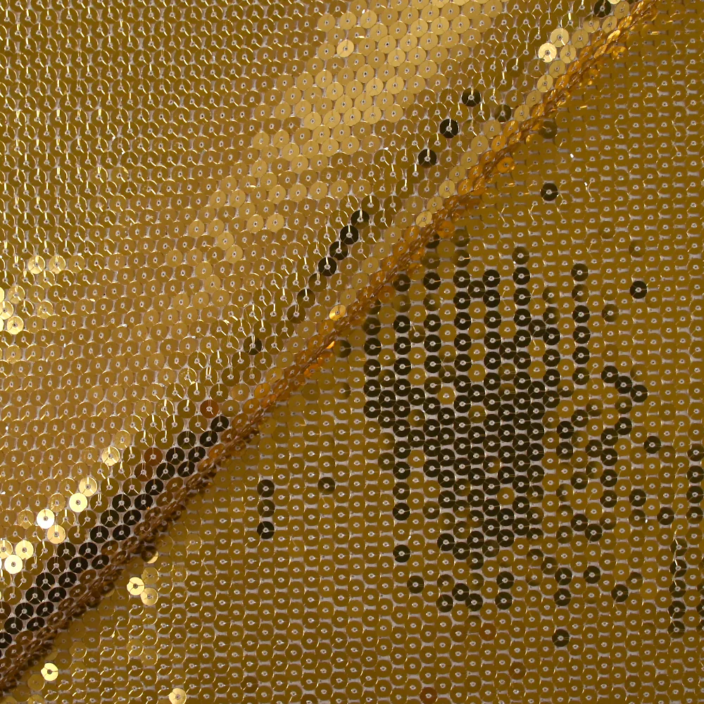 Sequins dorés sur mousseline - Image 7