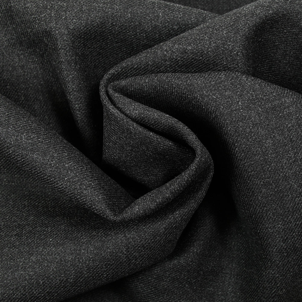 Sergé 100% laine gris foncé - Image 2