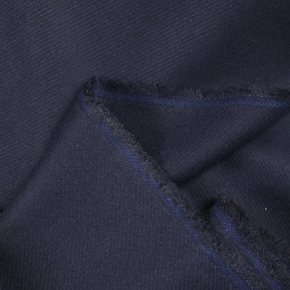 Sergé 100% laine marine - Image 3