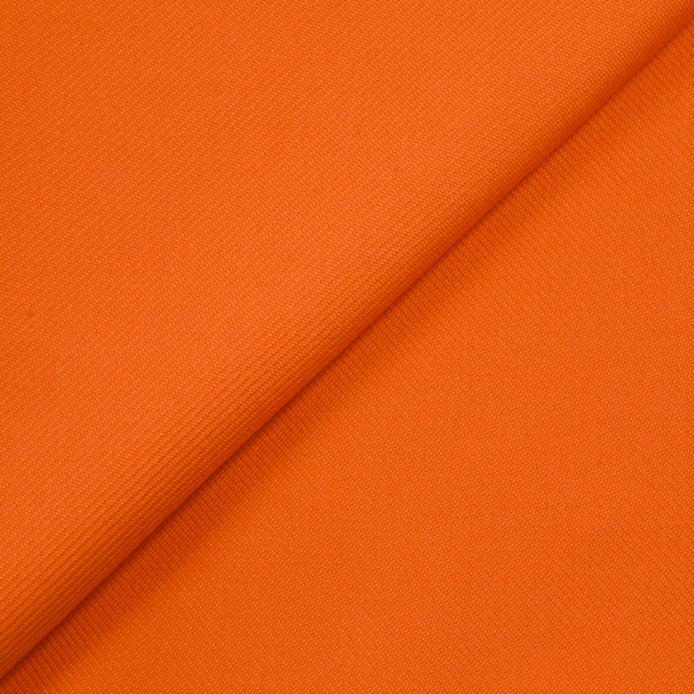 Sergé 100% laine orange