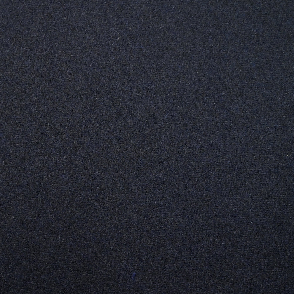 Sergé de laine mélangée bleu foncé - Image 3