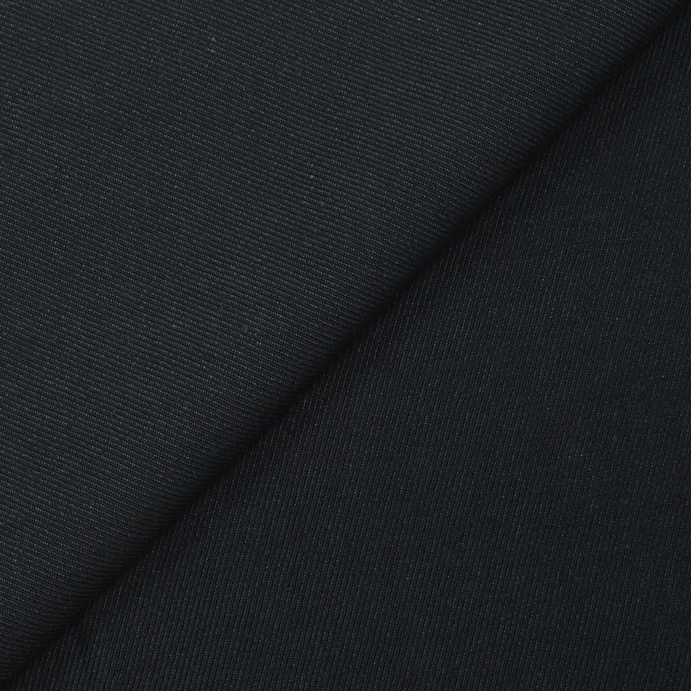 Sergé de laine mélangée bleu marine