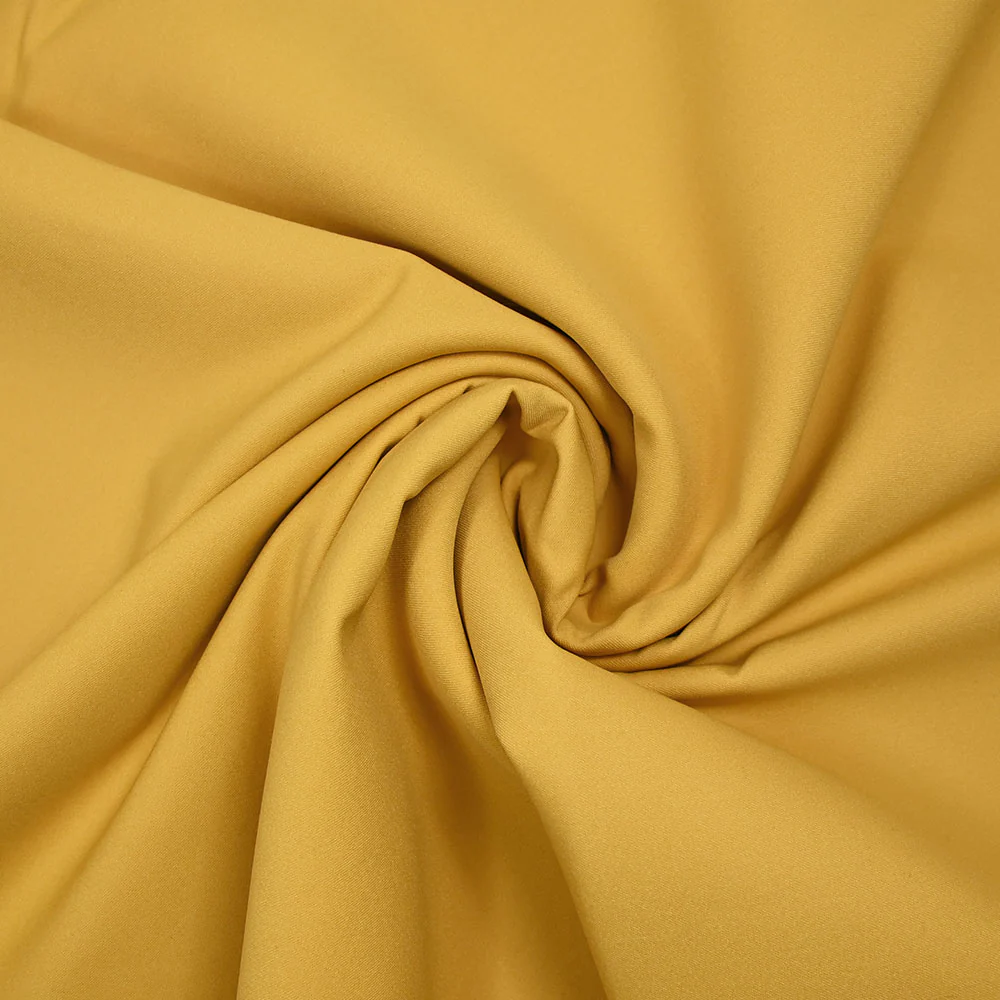 Sergé de polyester jaune poussin - Image 2
