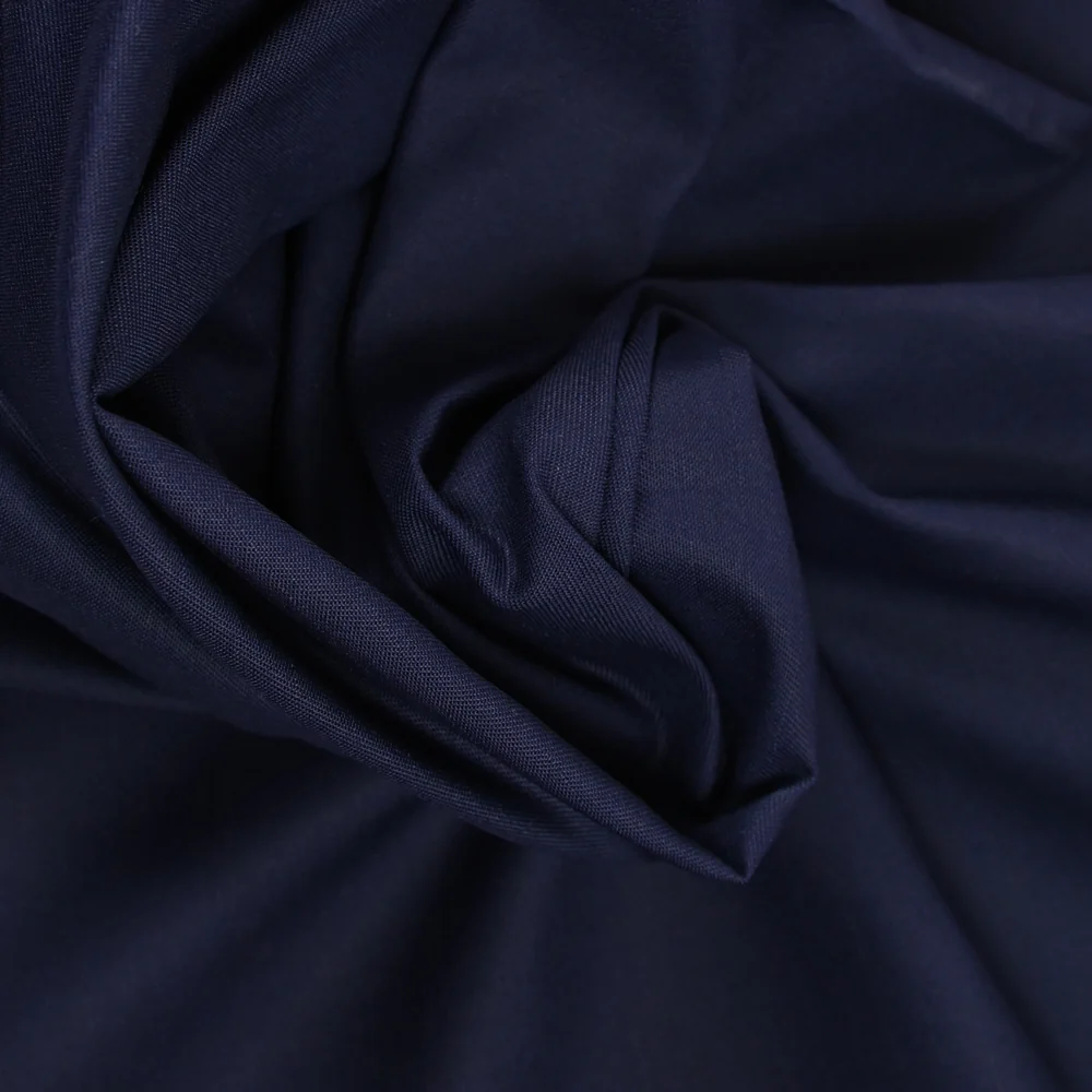 Sergé de polyester marine - Image 2