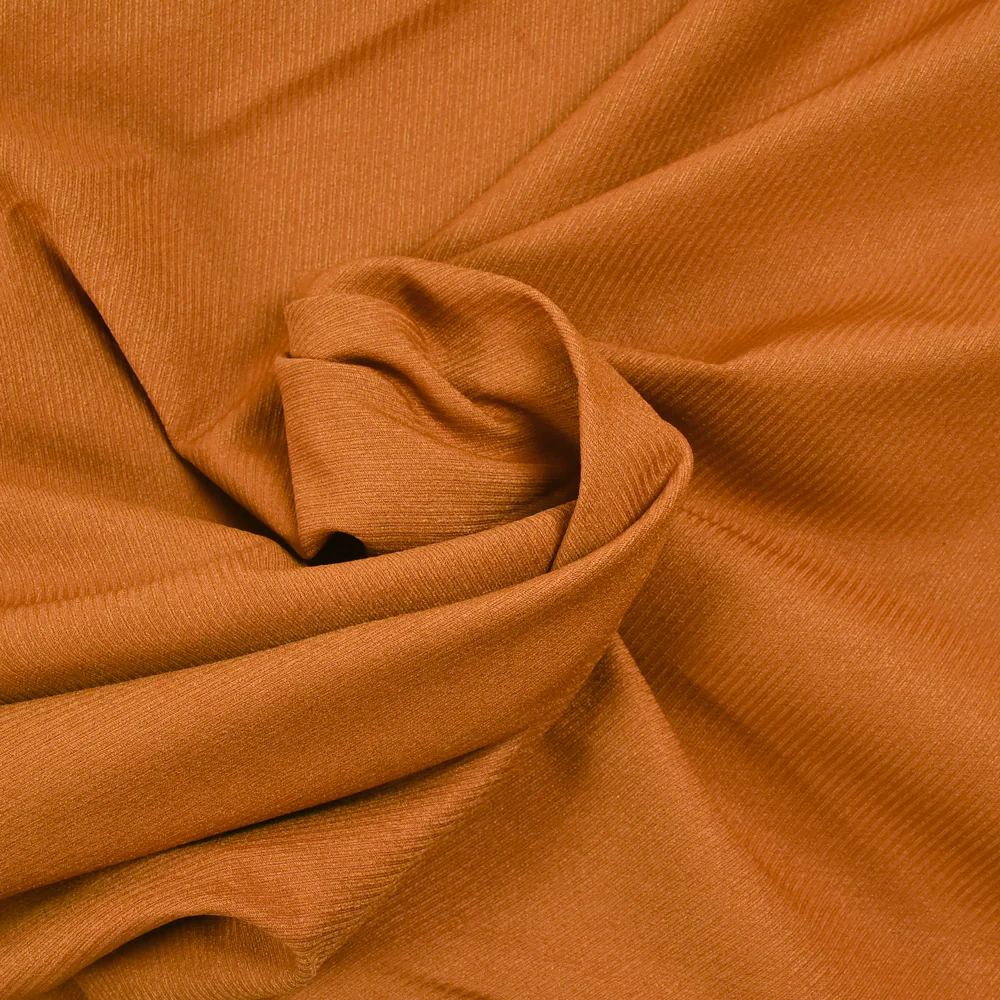 Sergé de viscose rouille - Image 2