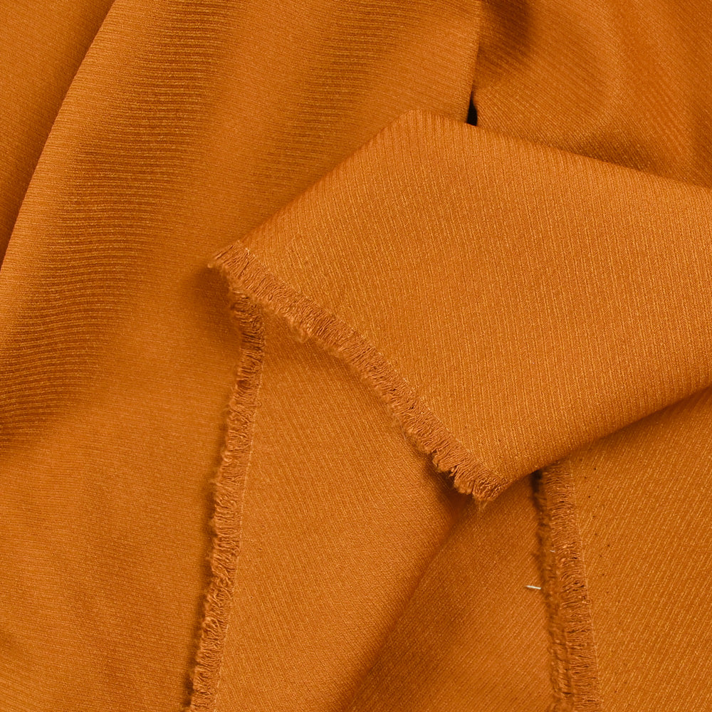 Sergé de viscose rouille - Image 3