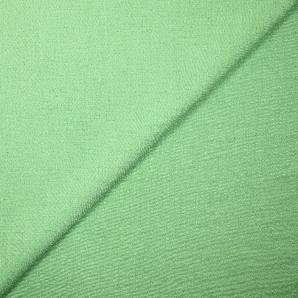 Sergé polyester satiné Astrid vert