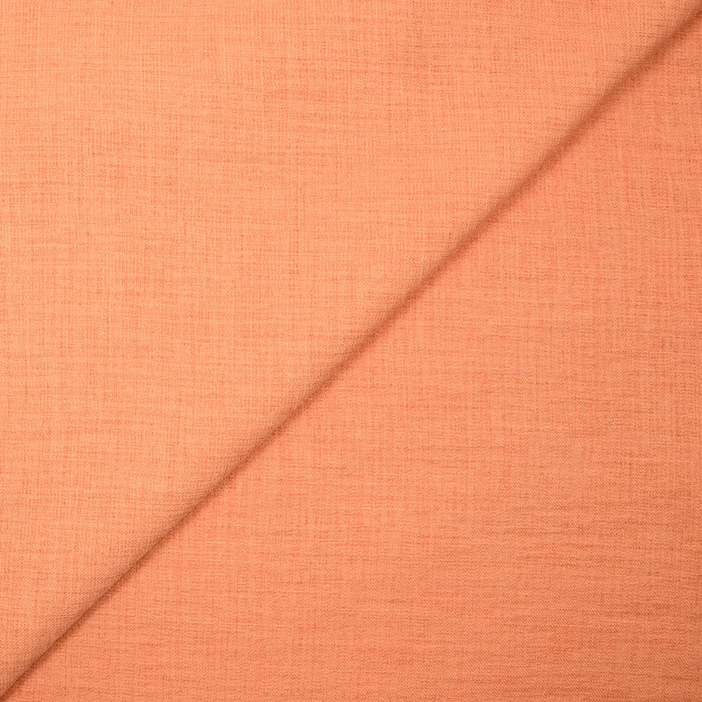 Sergé polyester satiné Astrid corail