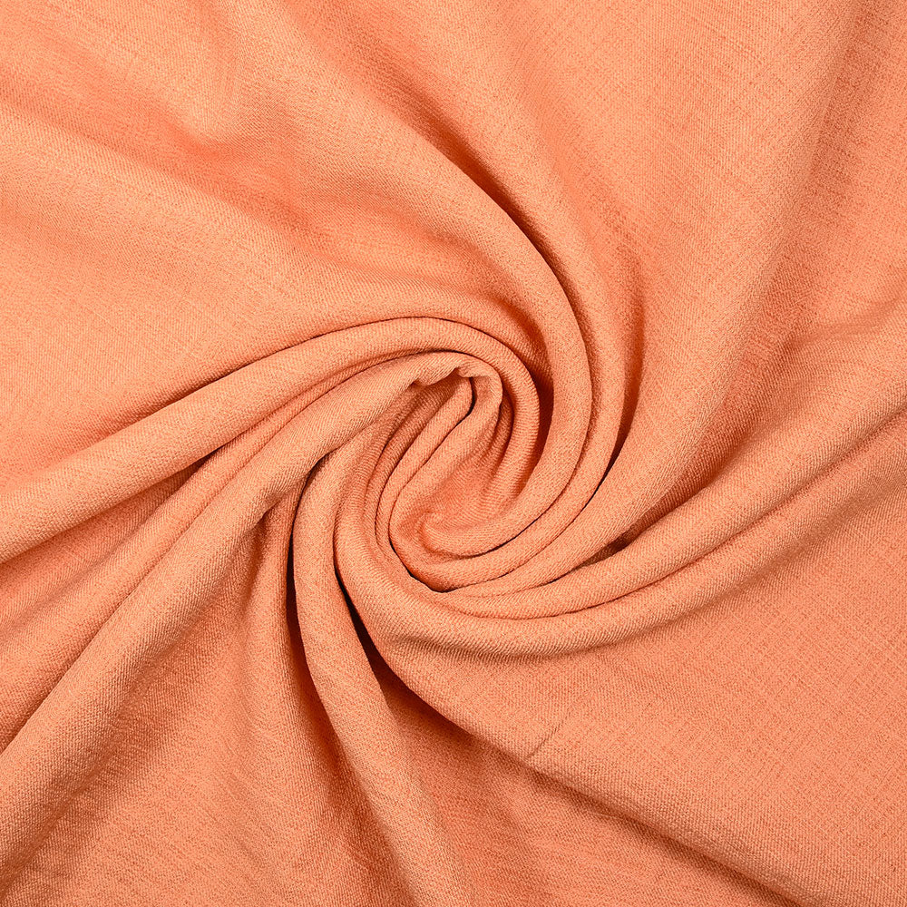 Sergé polyester satiné Astrid corail - Image 2