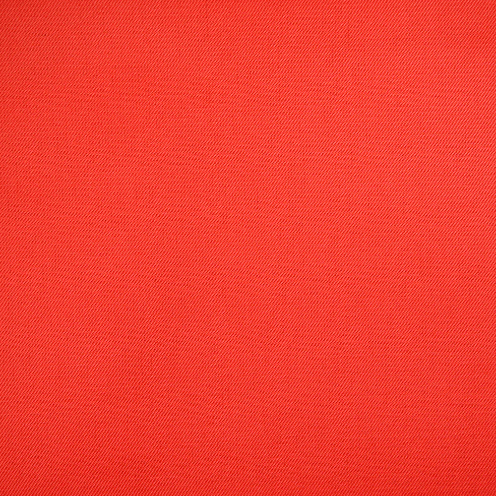 Sergé satiné imperméable polyester rouge - Image 3