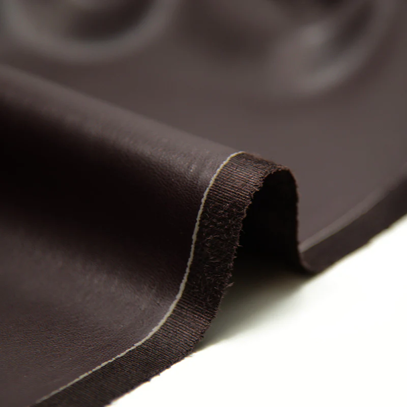 Simili cuir envers daim marron violacé - Image 3