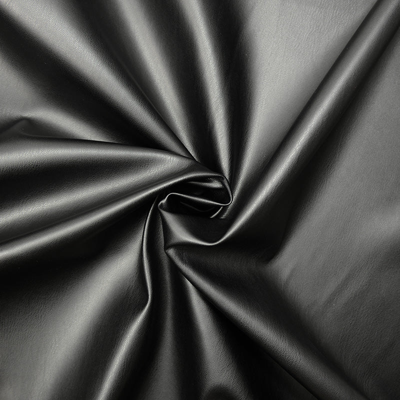 Simili cuir envers daim noir - Image 2
