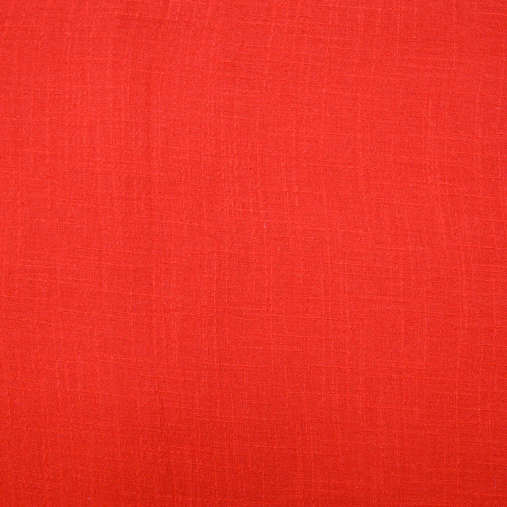 Simple gaze tissée corail - Image 3