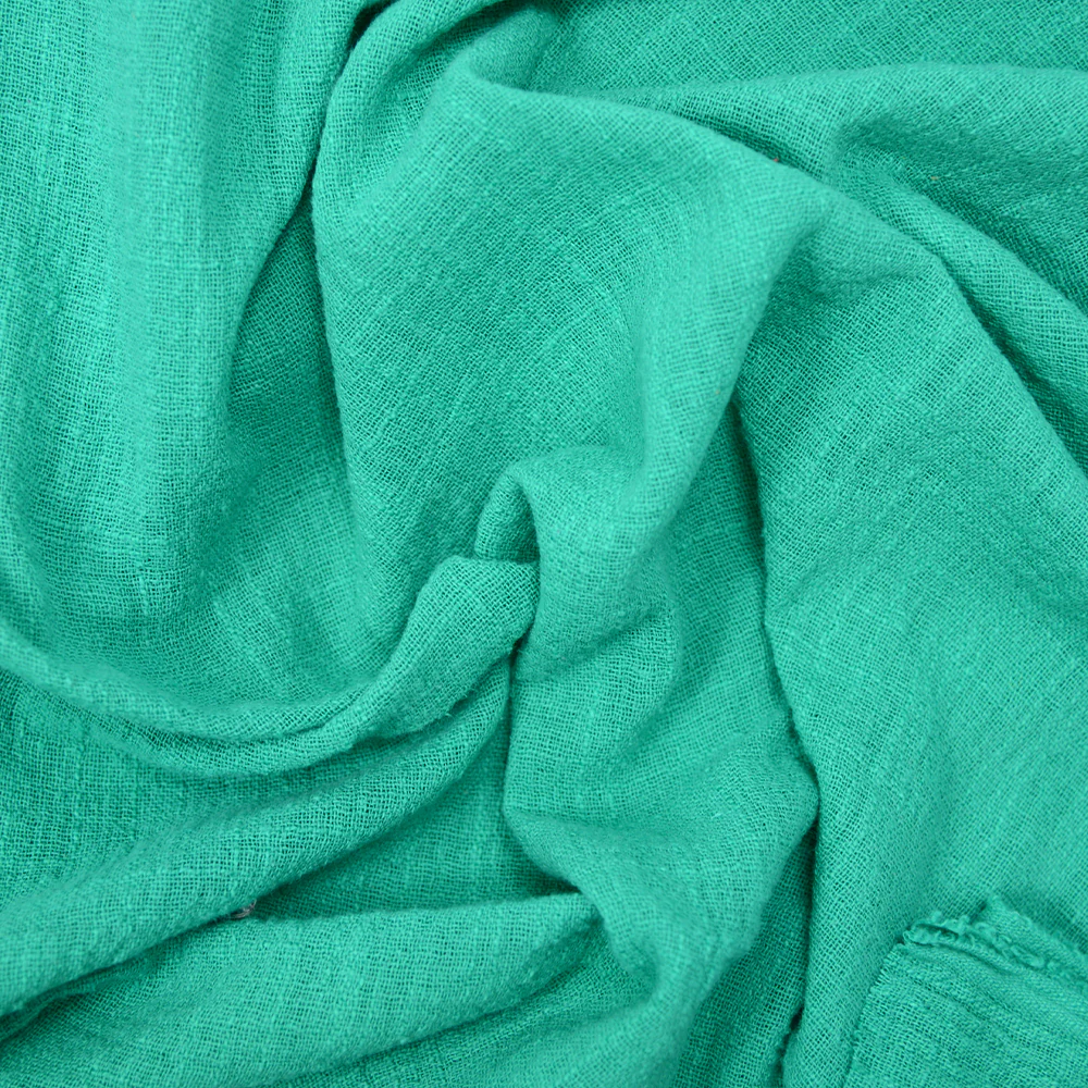 Simple gaze tissée vert caraïbes - Image 2