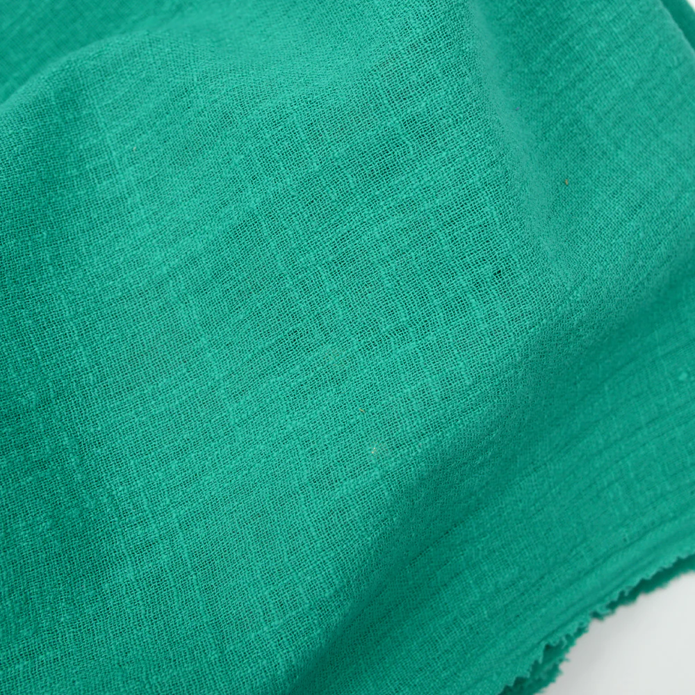Simple gaze tissée vert caraïbes - Image 4