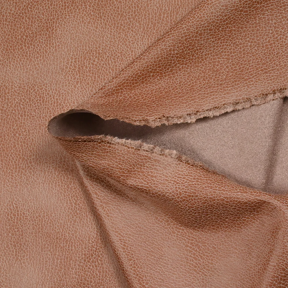 Suédine jersey aspect cuir Joakim blush - Image 5
