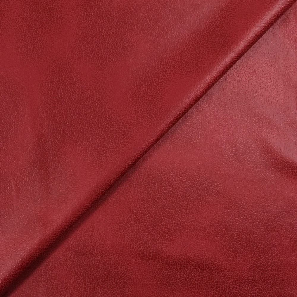 Suédine jersey aspect cuir Joakim bordeaux