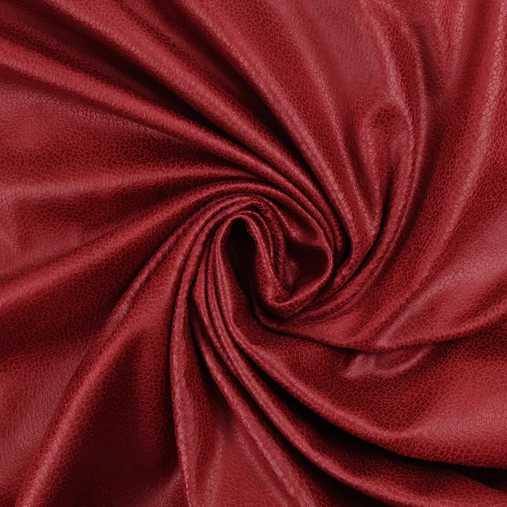 Suédine jersey aspect cuir Joakim bordeaux - Image 2