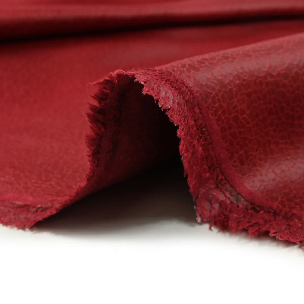 Suédine jersey aspect cuir Joakim bordeaux - Image 5