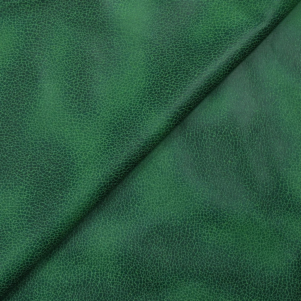 Suédine jersey aspect cuir Joakim vert prairie