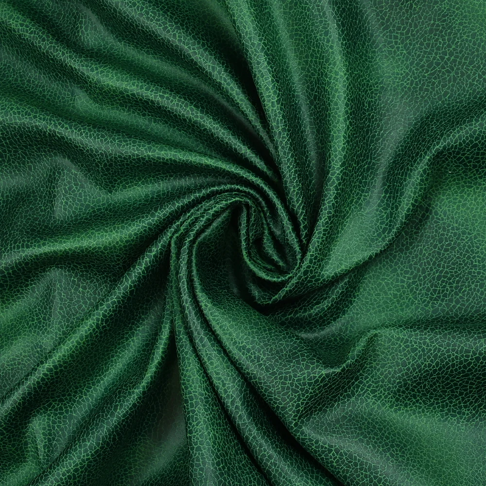 Suédine jersey aspect cuir Joakim vert prairie - Image 2