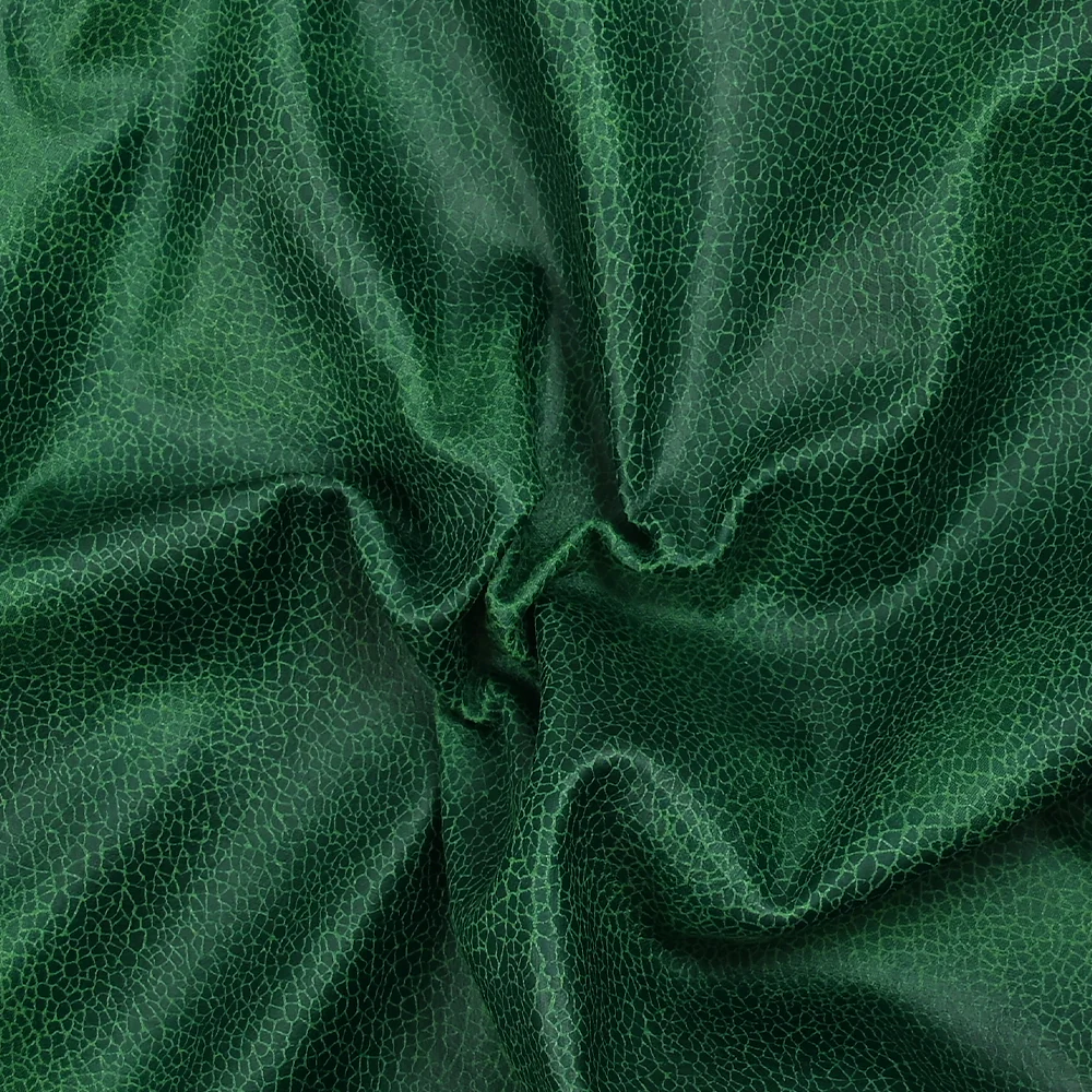 Suédine jersey aspect cuir Joakim vert prairie - Image 3