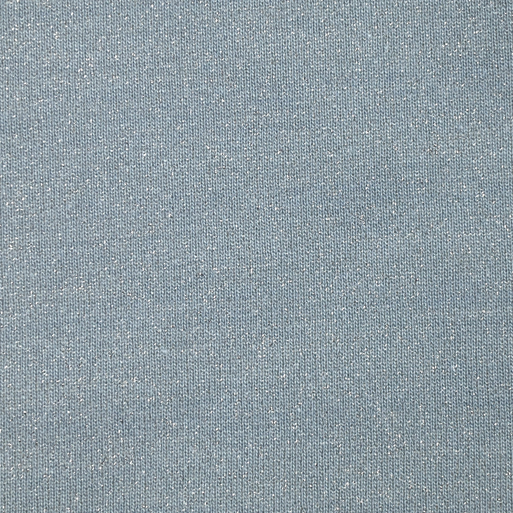 Sweat minkee épais Lurex bleu ciel - Image 4