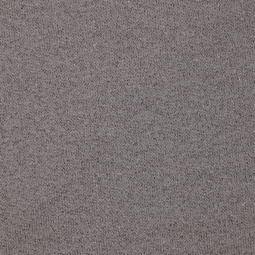 Sweat minkee épais Lurex gris souris - Image 4