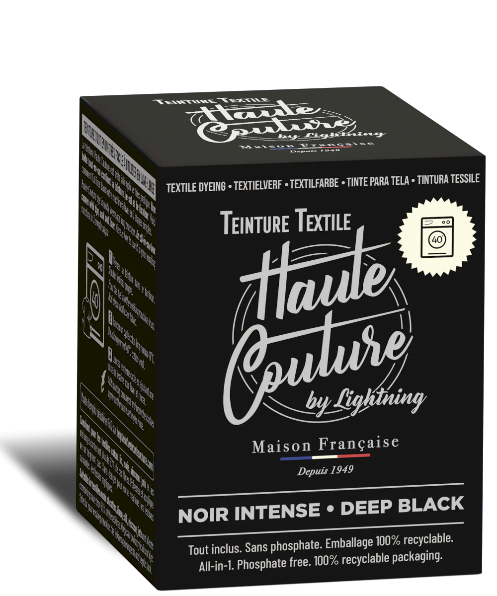 Teinture textile Haute Couture - noir intense