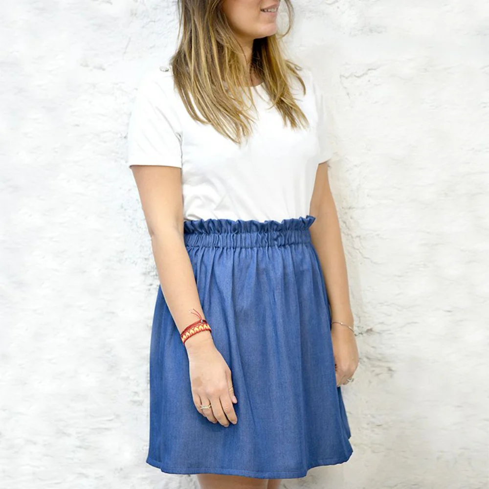 Tencel jeans bleu moyen - Image 3