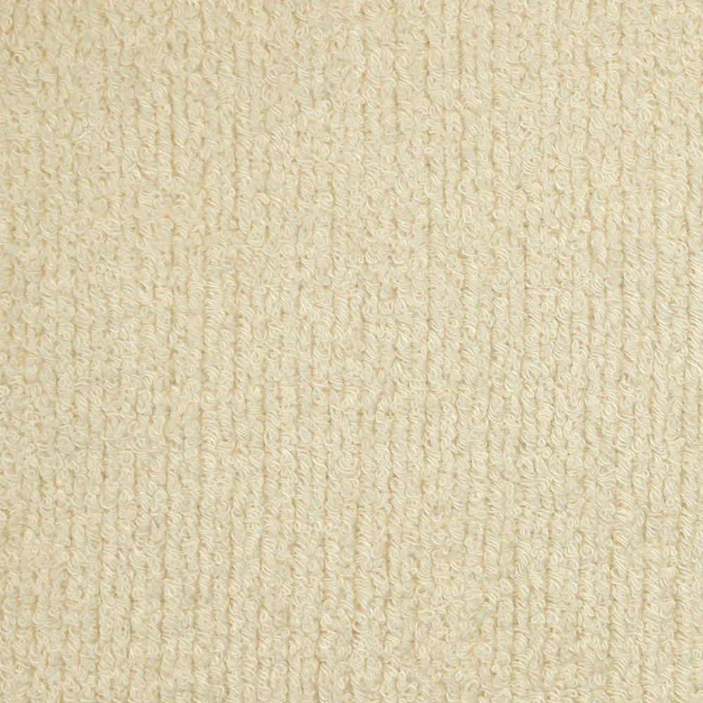 Tissu double face nid d'abeille éponge bambou écru au mètre - Image 5