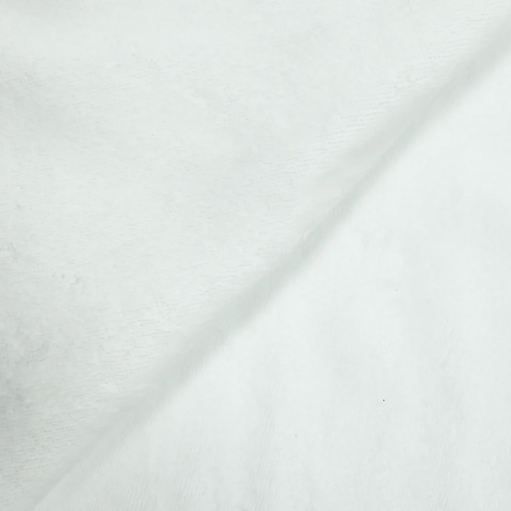 Tissu éponge bambou blanc vendu au mètre