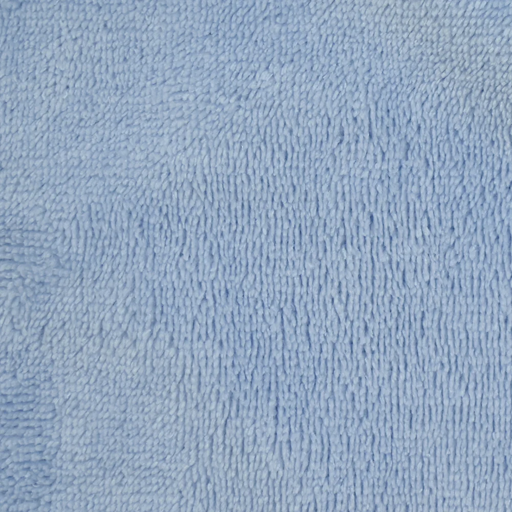 Tissu éponge bambou bleu bébé vendu au mètre - Image 4